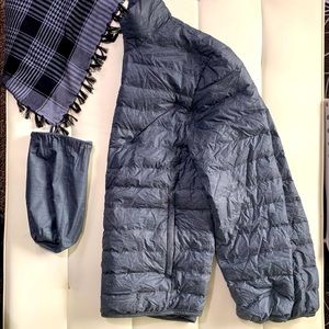 Men’s puffy light packable jacket